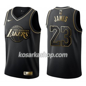 Dres Los Angeles Lakers LeBron James 23 Nike Crna Golden Edition Swingman